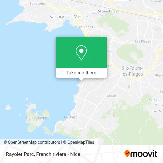 Rayolet Parc map
