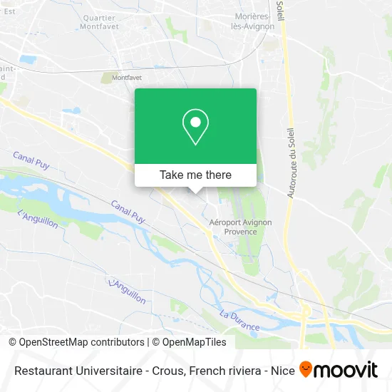 Restaurant Universitaire - Crous map