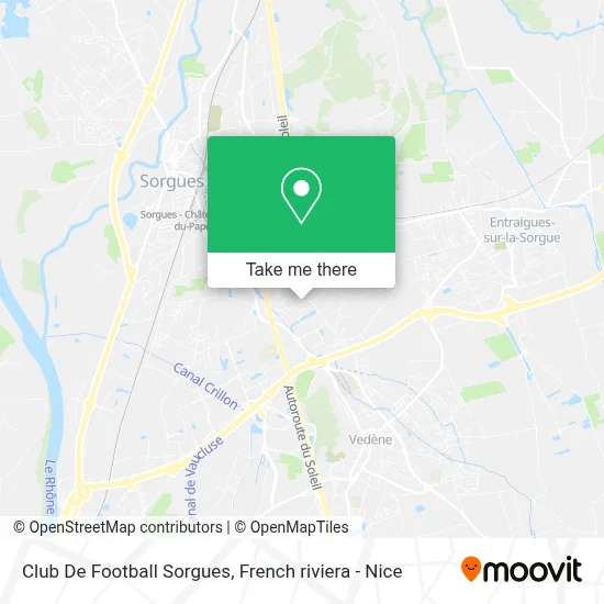 Club De Football Sorgues map