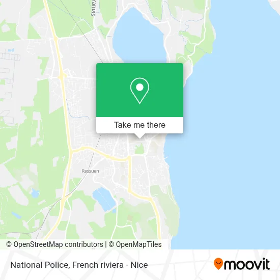 Police Nationale map