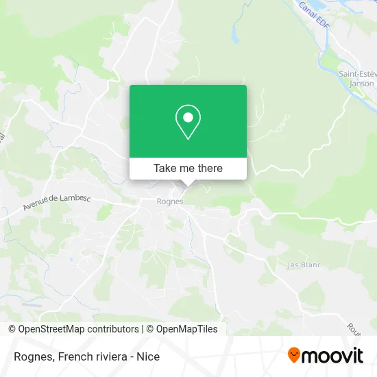 Rognes map
