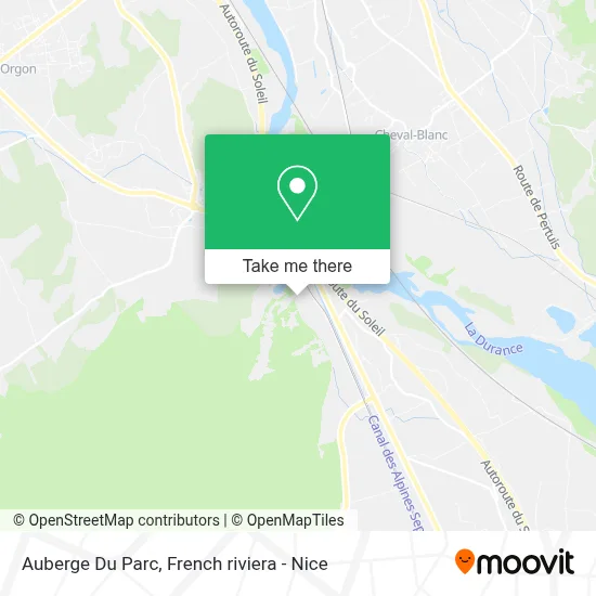 Auberge Du Parc map