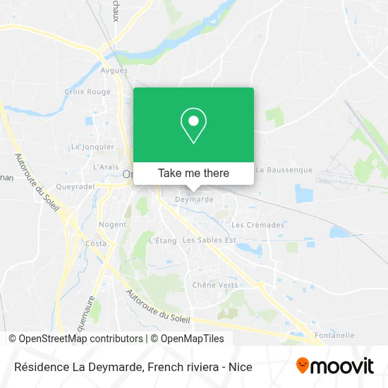 Résidence La Deymarde map