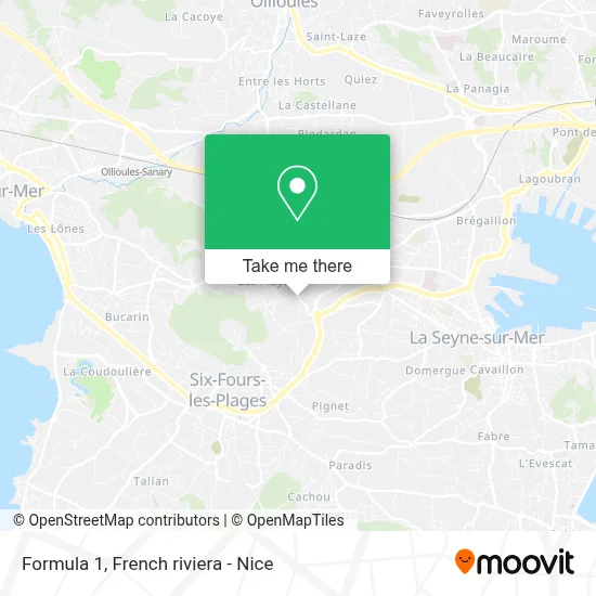 Formule 1 map