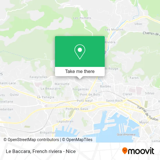 Le Baccara map