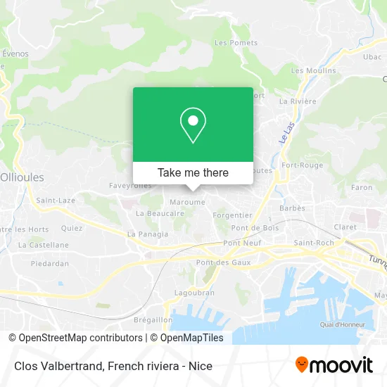 Clos Valbertrand map