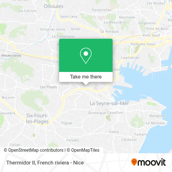 Thermidor II map