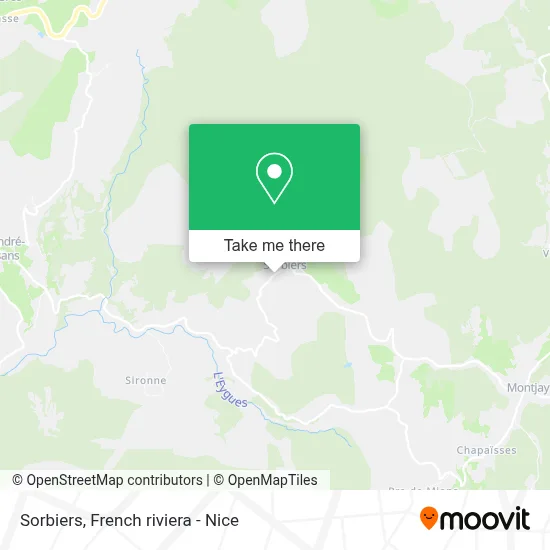 Sorbiers map