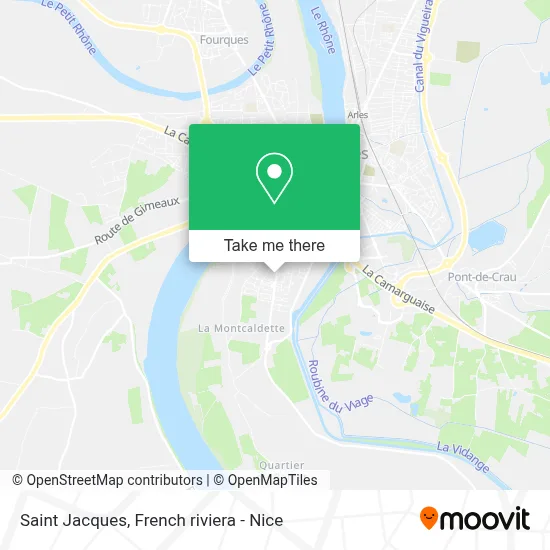 Saint Jacques map