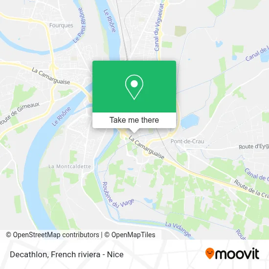 Decathlon map
