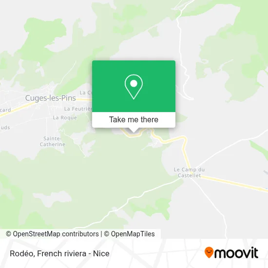 Rodéo map