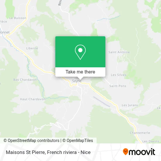 Maisons St Pierre map