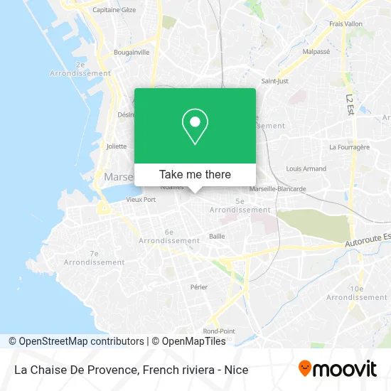 La Chaise De Provence map