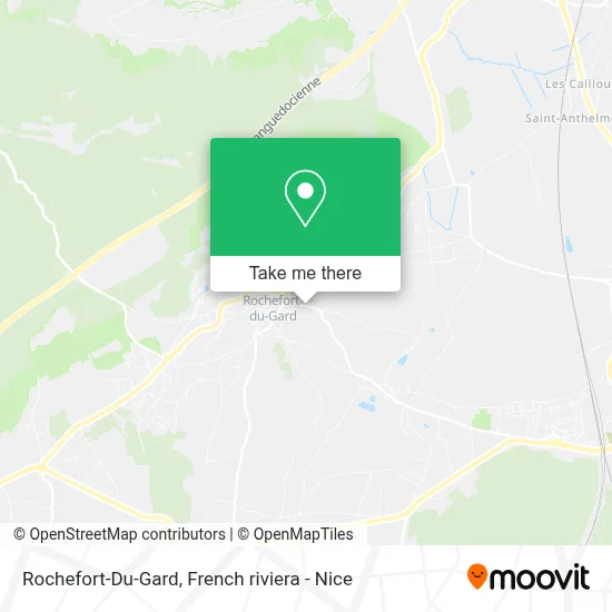 Rochefort-Du-Gard map
