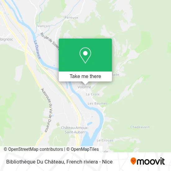 Bibliothèque Du Château map