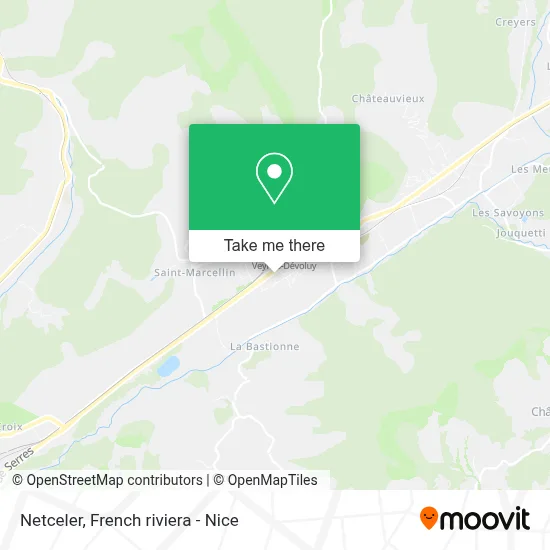 Netceler map