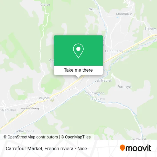 Carrefour Market map