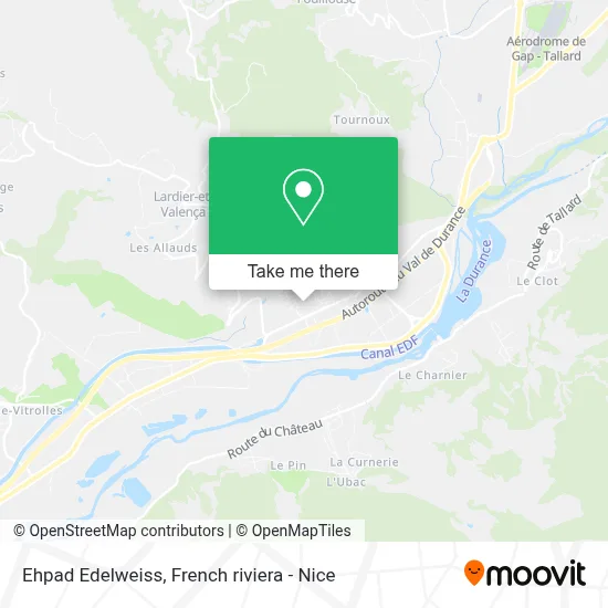 Ehpad Edelweiss map