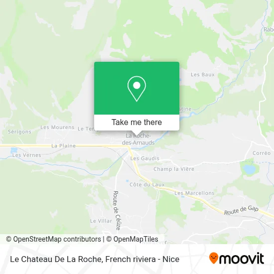 Le Chateau De La Roche map