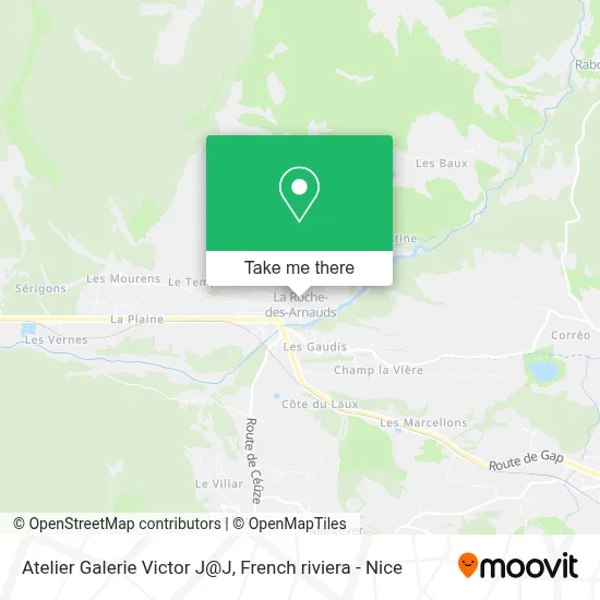 Atelier Galerie Victor J@J map