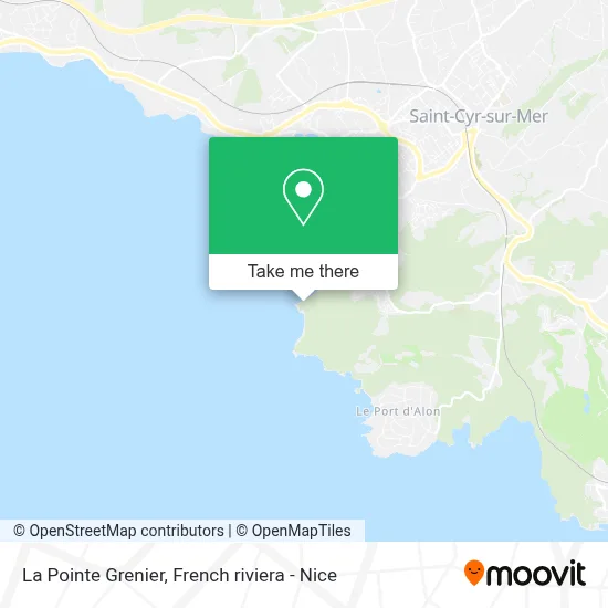 La Pointe Grenier map