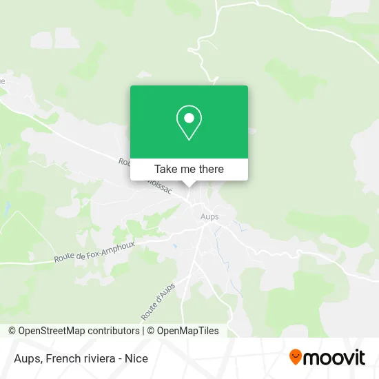 Aups map