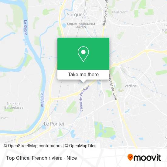 Top Office map