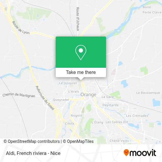 Aldi map