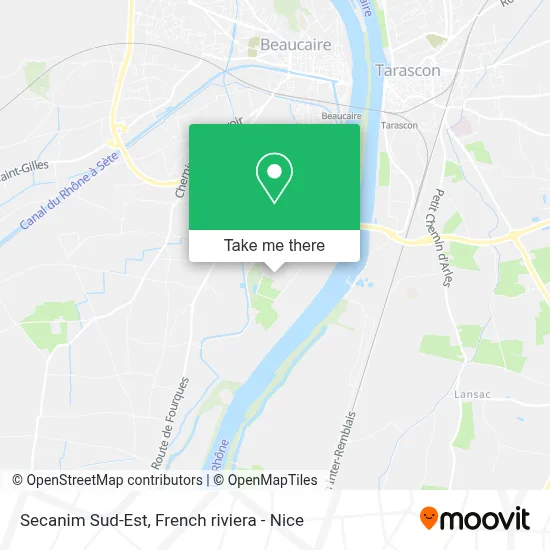 Secanim Sud-Est map