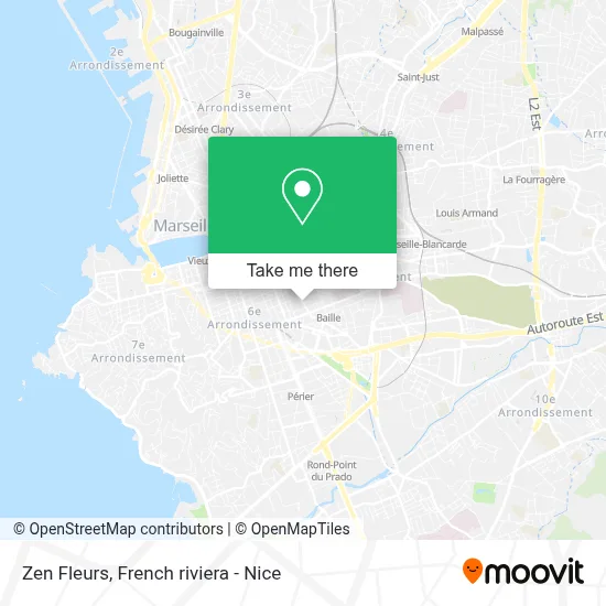 Zen Fleurs map