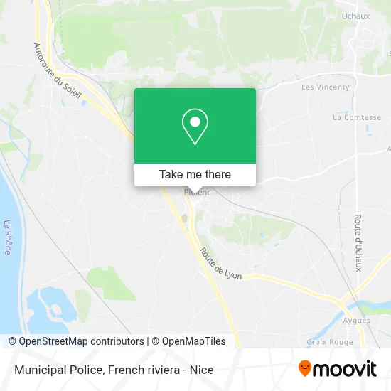 Police Municipale map