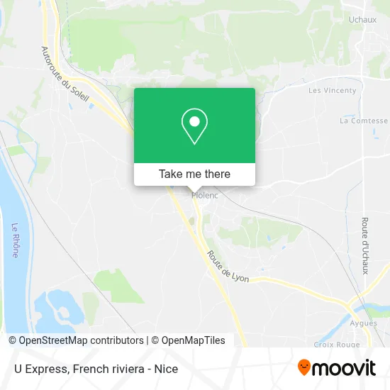 U Express map