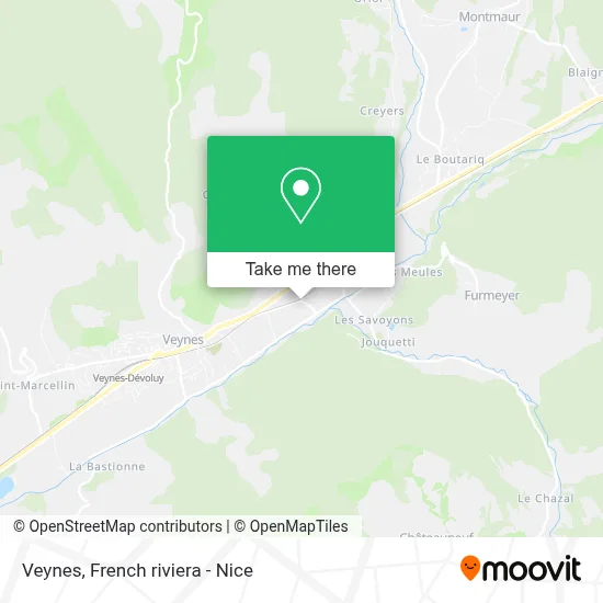 Veynes map