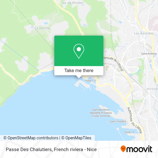 Passe Des Chalutiers map