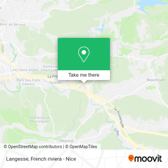 Langesse map