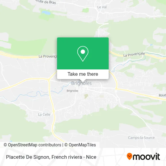 Placette De Signon map