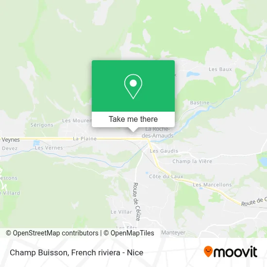 Champ Buisson map