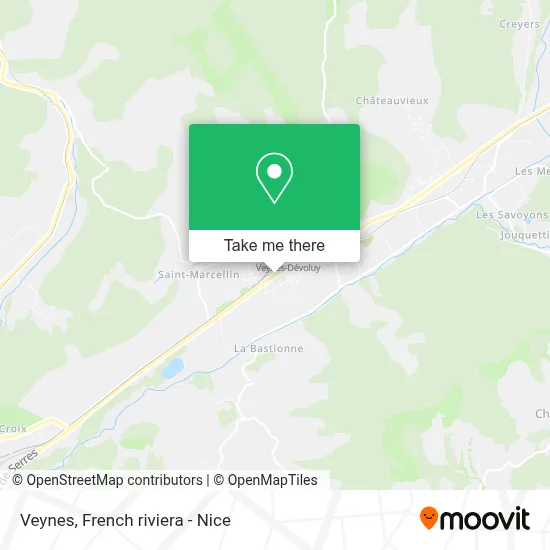Veynes map