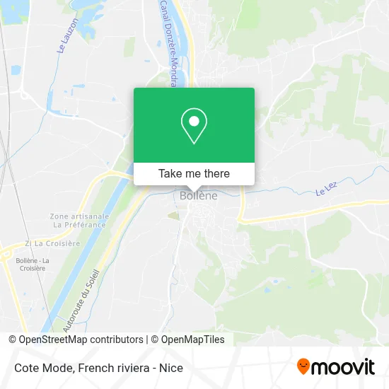 Cote Mode map