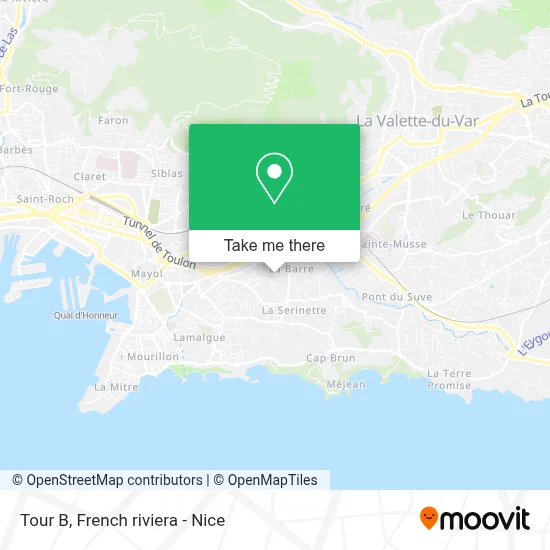Tour B map