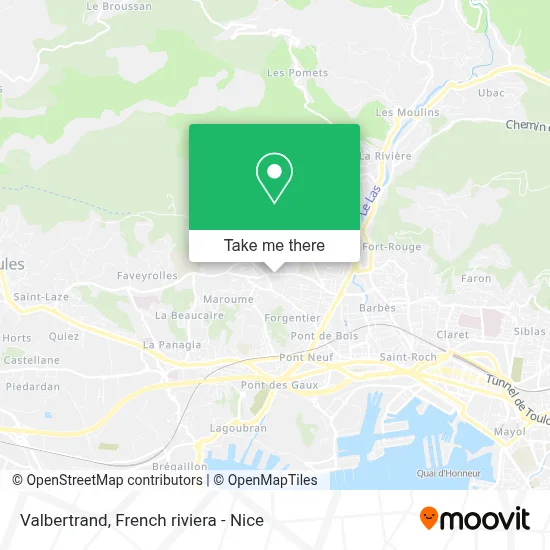 Valbertrand map