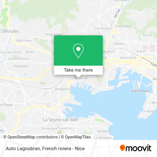 Auto Lagoubran map