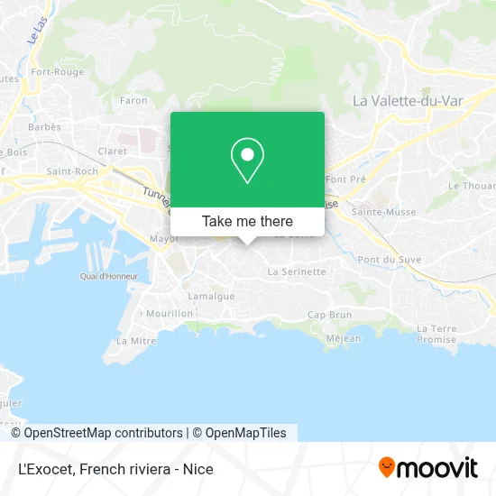 L'Exocet map