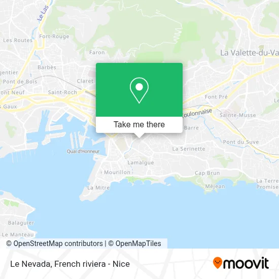 Le Nevada map