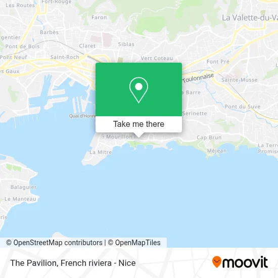 Le Pavillon map