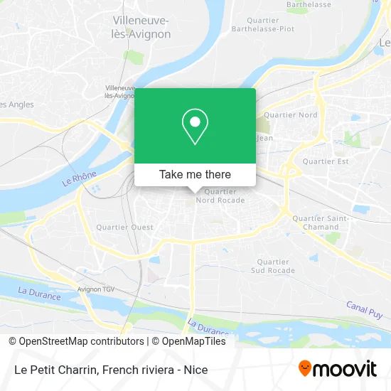 Le Petit Charrin map