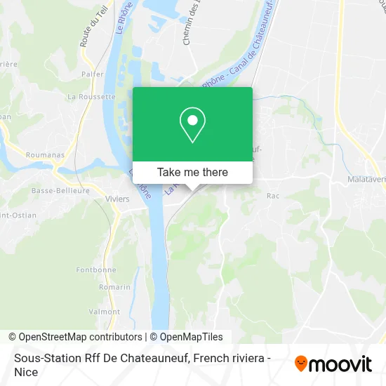 Sous-Station Rff De Chateauneuf map