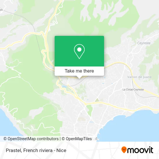 Prastel map
