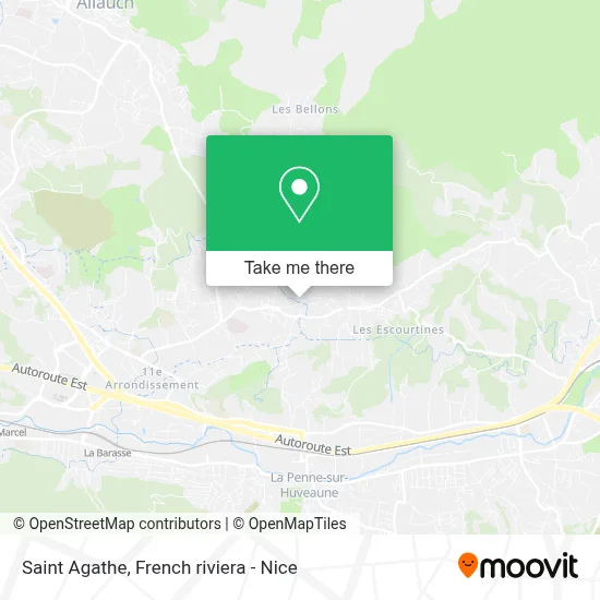 Sainte-Agathe map