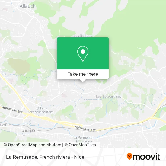 La Remusade map
